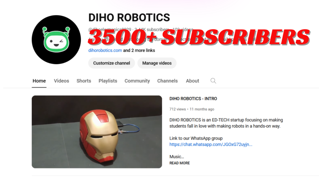 dihorobotics youtube channel